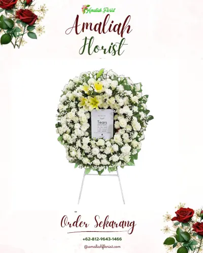 Krans Bunga Duka Cita di Kadumanggu